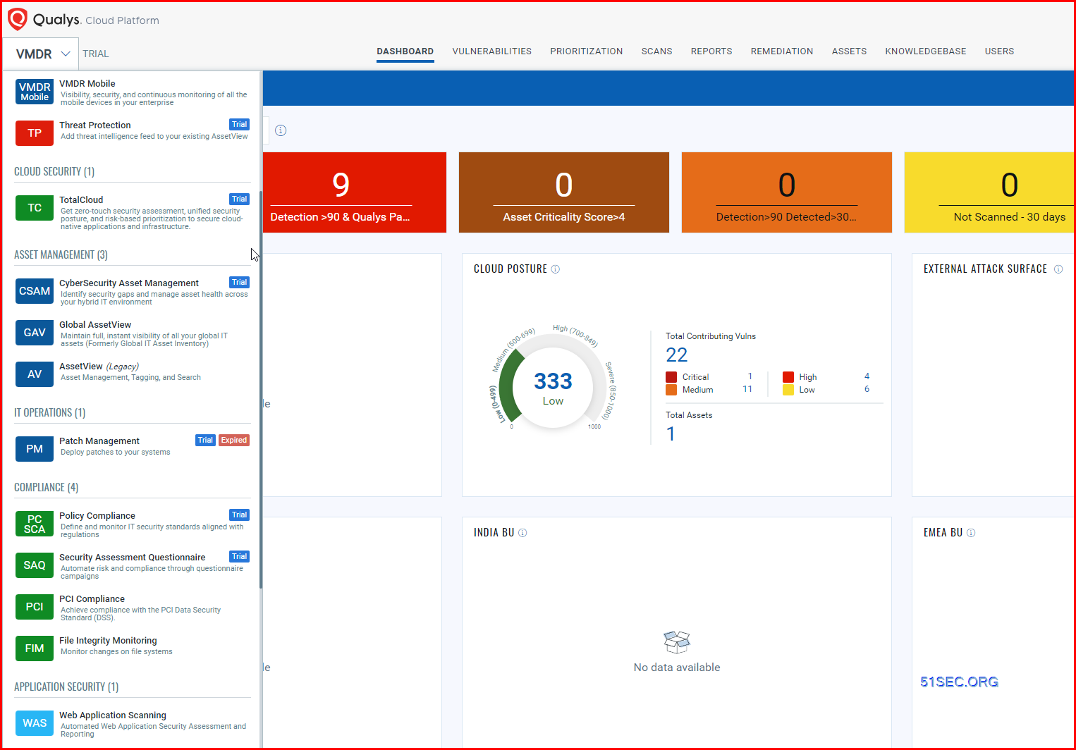 qualys scanning for crypto mining